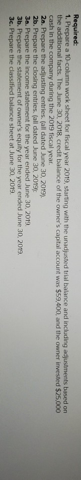  2a. 2b. 3a. 3b. 3c. Extra: Required: 1. Prepare a 10