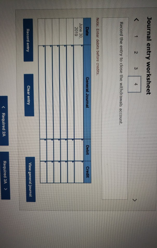 the classified balance sheet at June 30, 2019. Prepare the adjusting en
