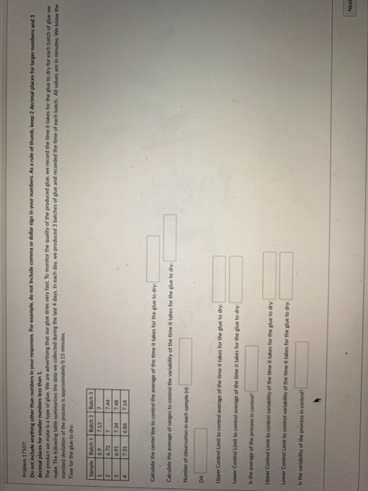 than numbers in your responses. For example, do not include comma or