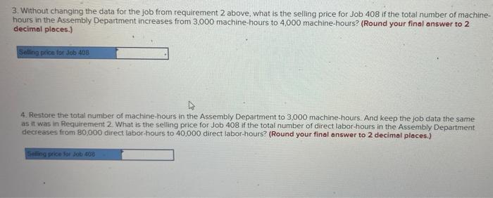 Department in Data area back to $390,000, keeping all of the other