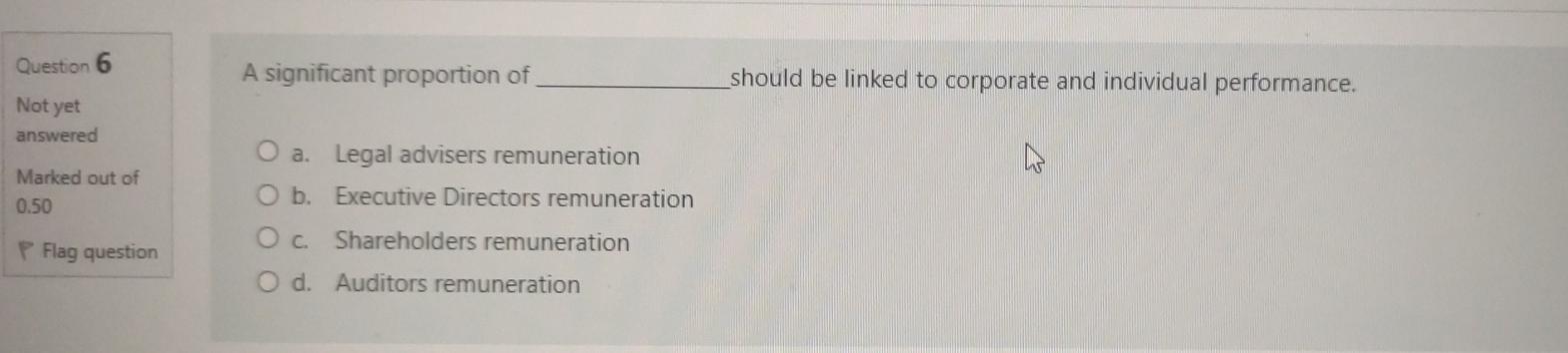 in a Reasonable assurance engagement. Answer saved Marked out of 0.50 P