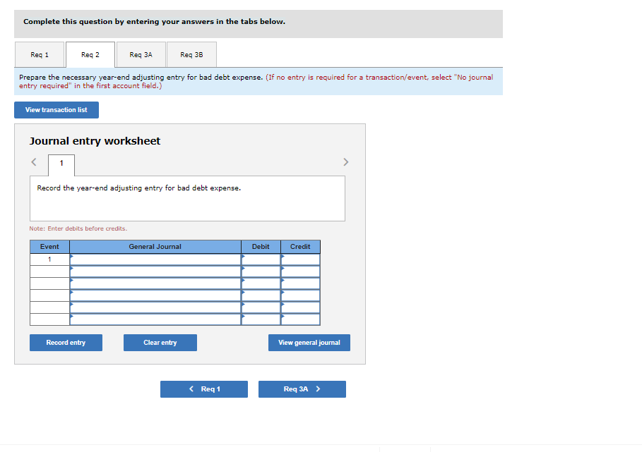 for its uncollectible accounts receivable. During the year, a monthly bad debt