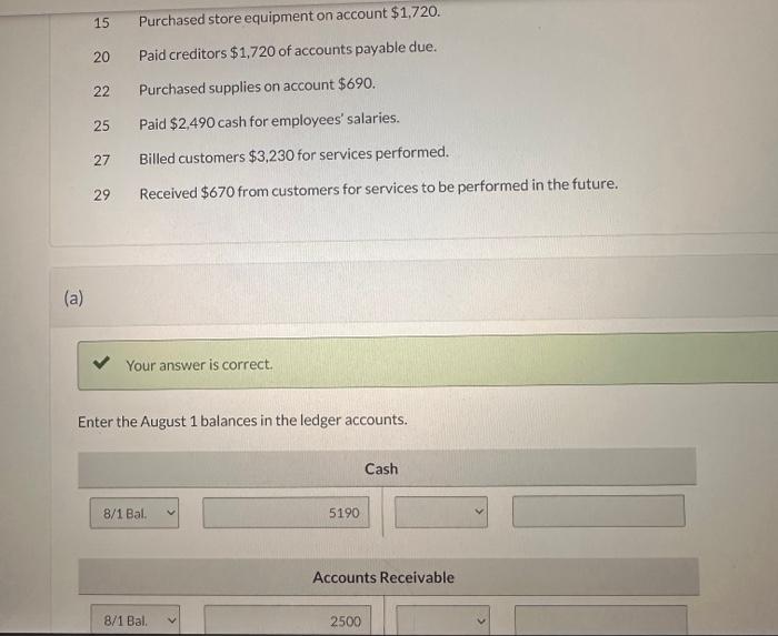 A count shows supplies on hand of $830. 2. Accrued but unpaid