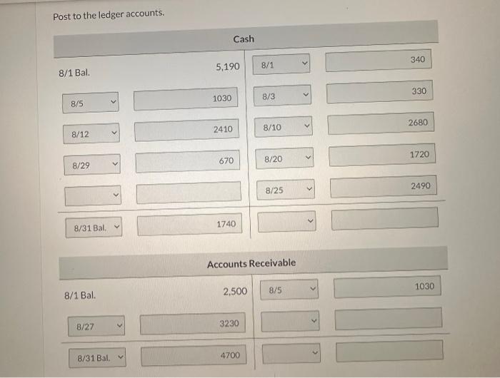 8/1Bal 1080 On August 1.2022, the following were the account balances of