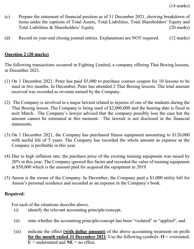 properties in Hong Kong. Two types of revenue accounts are opened. The