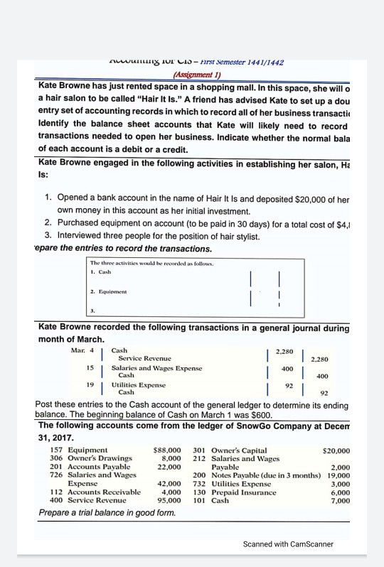 Plz answer all the question Aucunung Tor LIS - First semester