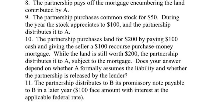formed cash method general partnership. They will share profits and losses equally