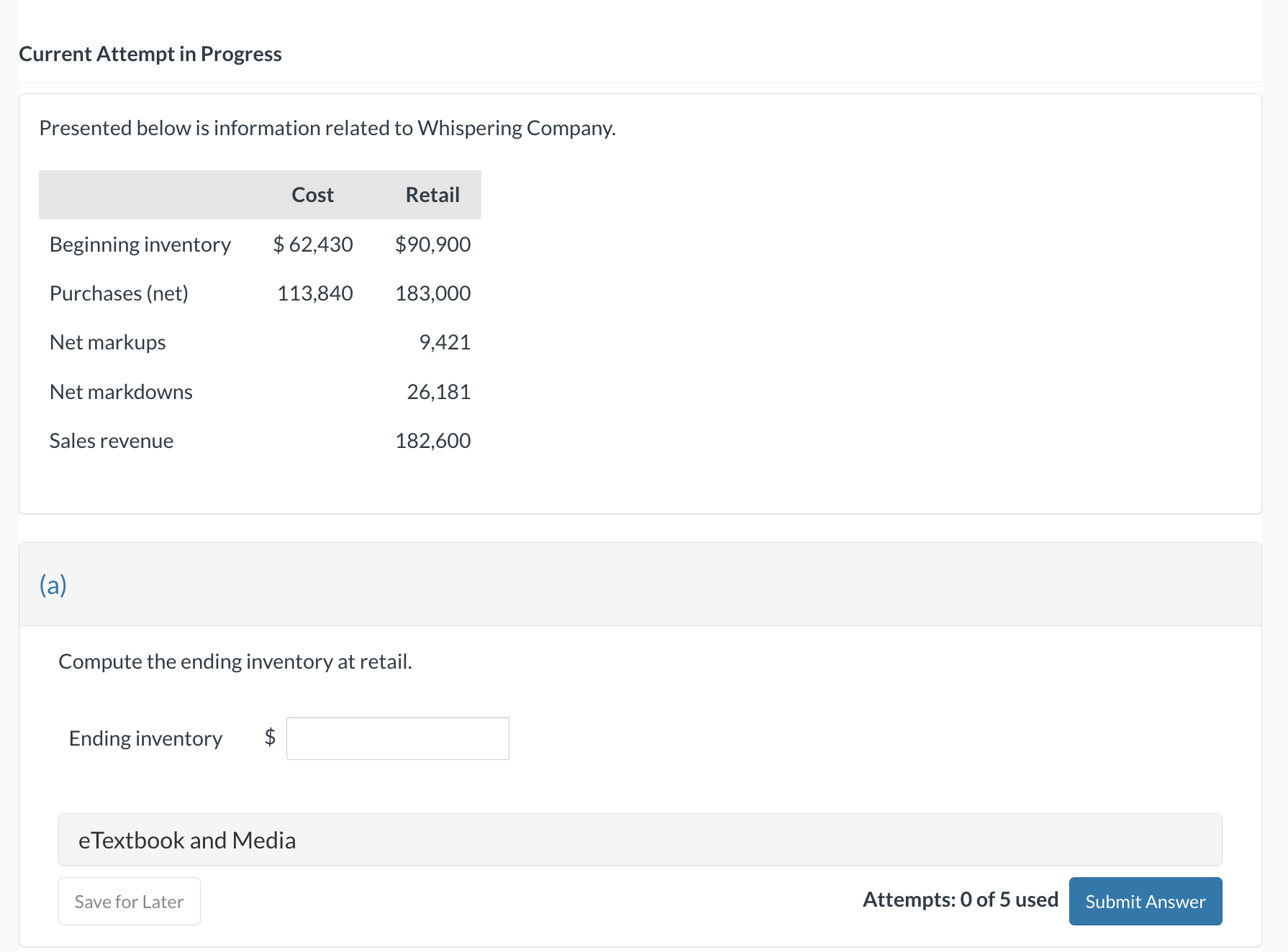  Current Attempt in Progress Presented below is information related to Whispering