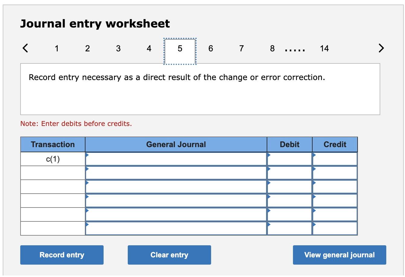 entries or closing entries were prepared. a. A five-year casualty insurance policy