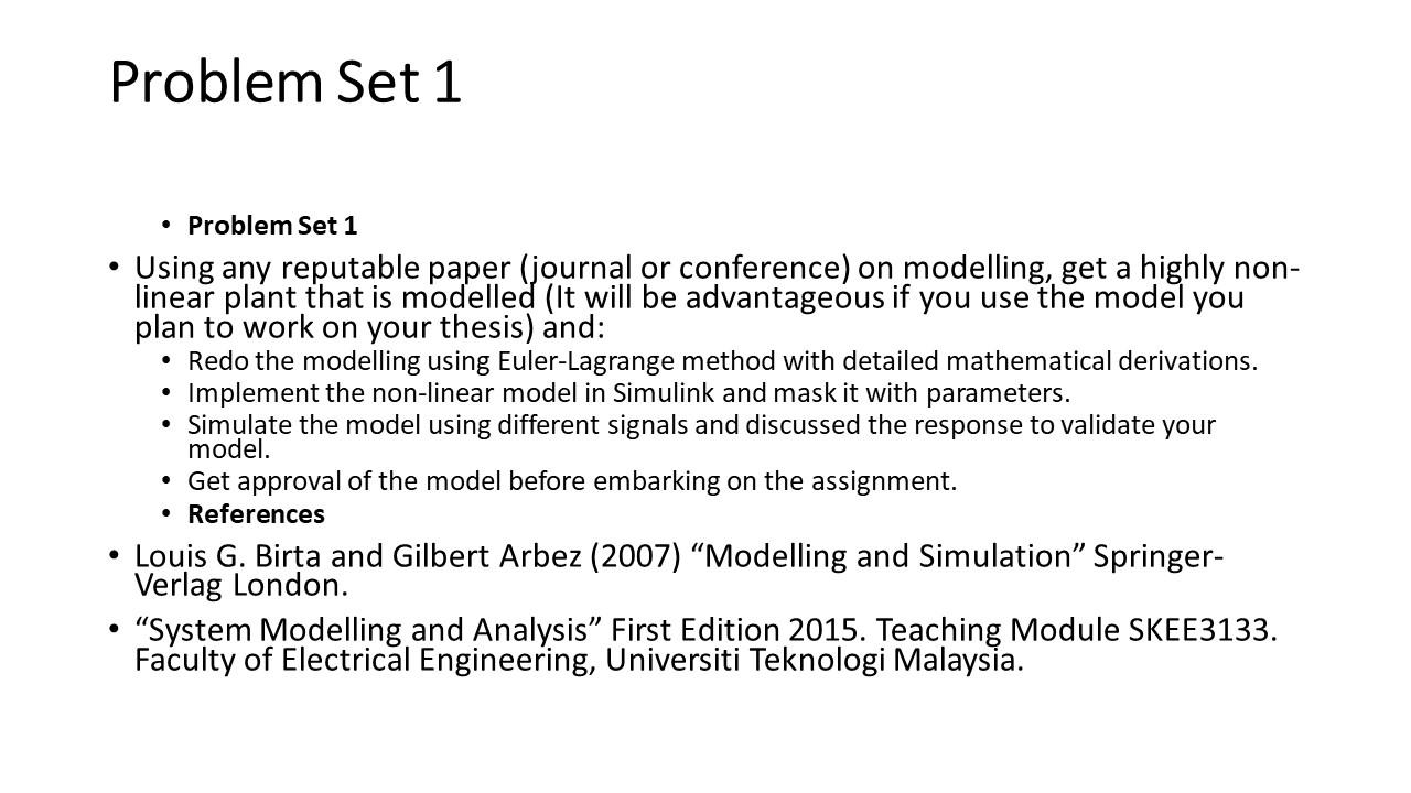 Problem Set 1 O Problem Set 1 Using any reputable paper