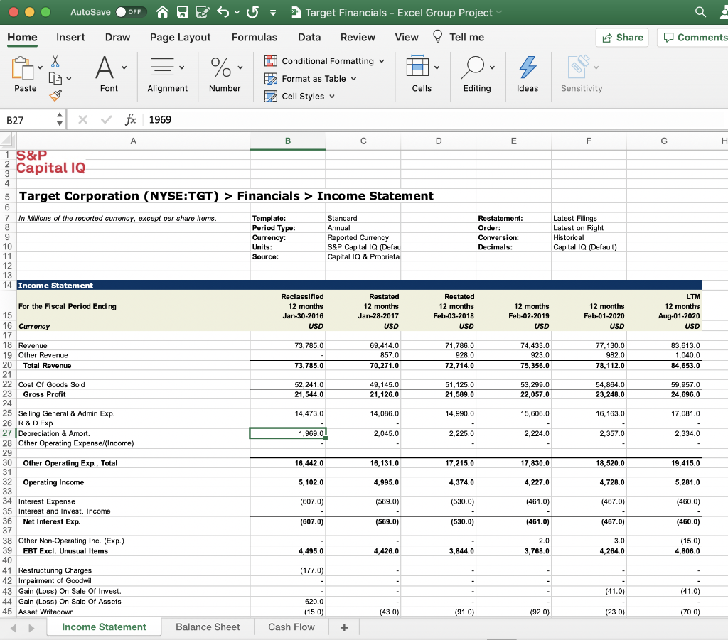 Please use Excel cell formulas and functions to compute answers to these