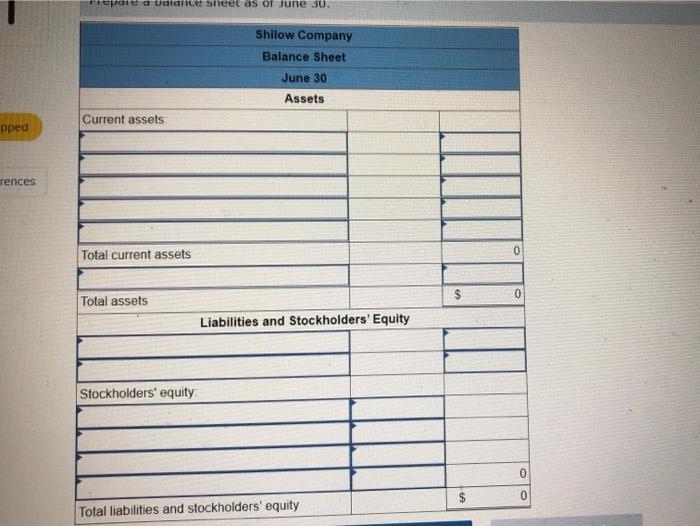 is 25% of sales. b. Actual and budgeted sales data: March (actual)