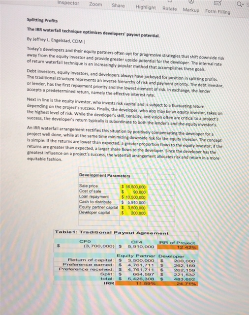 This problem involves the Waterfall Model above. You can use the