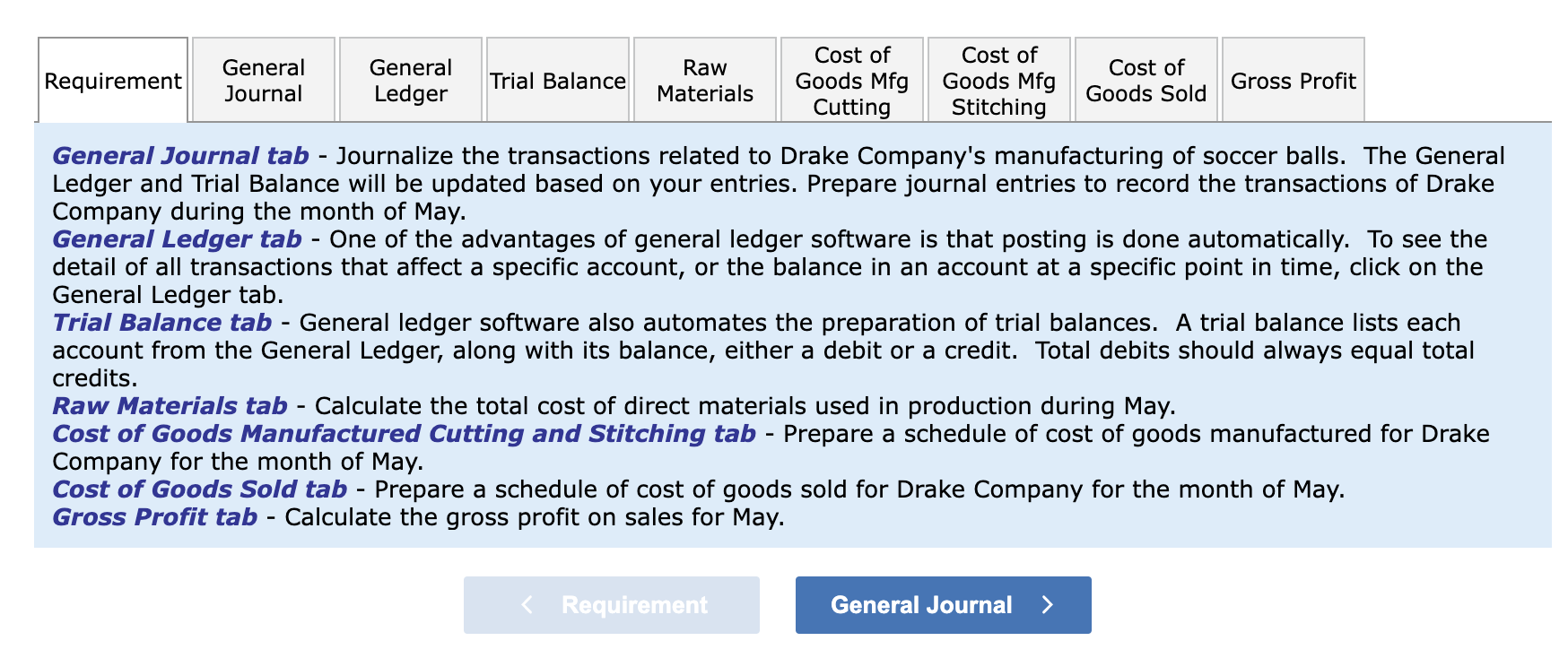 GL0301 - Based on Problem 3-5A (Algo) LO P3, P4 Drake Company