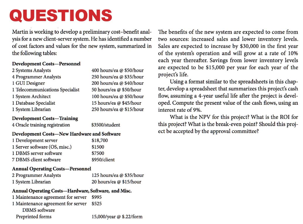  PLEASE USE THIS SPREADSHEET FORMAT EXAMPLE QUESTIONS Martin is working to