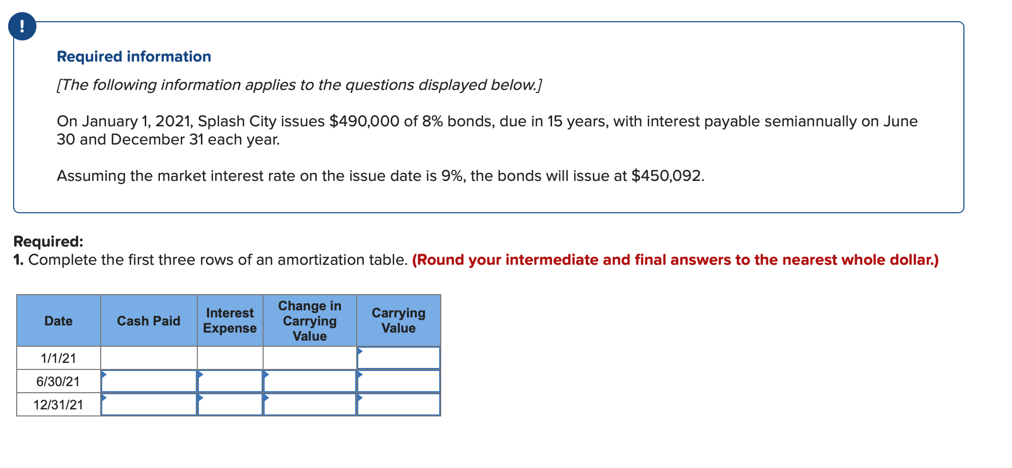 4 PART QUESTION!! PLEASE ANSWER ALL! ! Required information [The following information