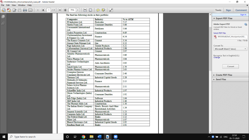  X 25-93090dE2005_Moolyarkan2020_Case.pdf - Adobe Reader File Edit View Window Help 1