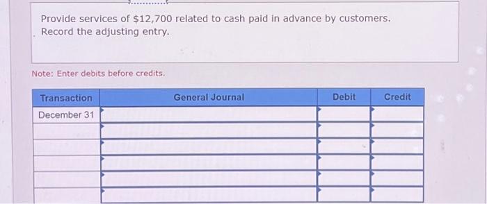\hline Salaries Expense & & \\ \hline Insurance Expense & & \\