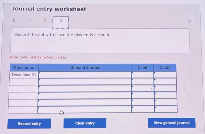year ended December 31, 2024. Record the entry to close the revenue