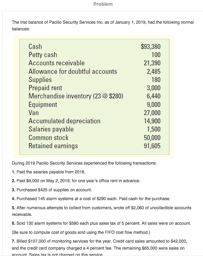  I have trouble answering this problem. Please help me. Problem The