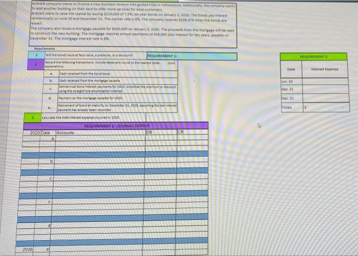 need some help with this spreadsheet!! issued. Decamber at. The morteser interest