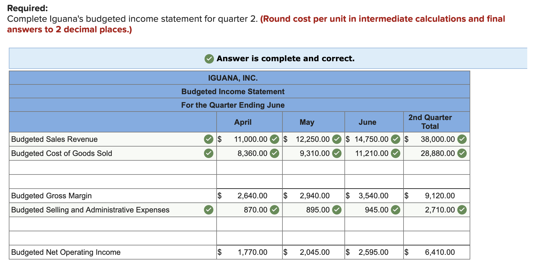 is separated in bold! The prior correct answers are provided in order