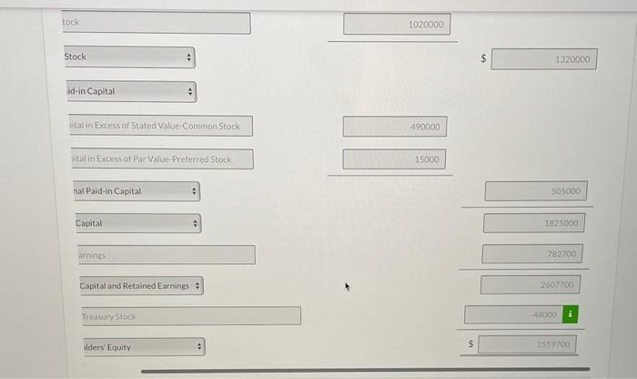 dividend on preferred stock, payable November 1 Paid the dividend declared on