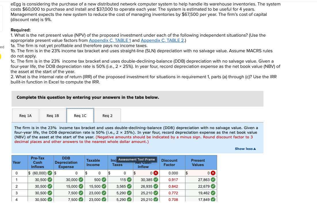 Please check table in attached question and solve correctly, espcially req