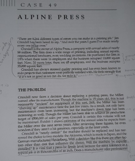  CASE 49 ALPINE PRESS background "There are 8,264 different types of
