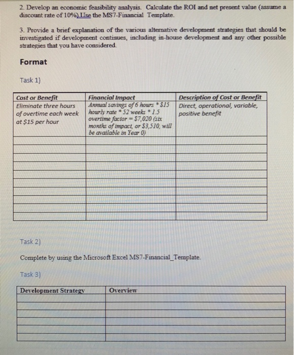 Group (UWG) needs to perform a financial analysis of the system. A