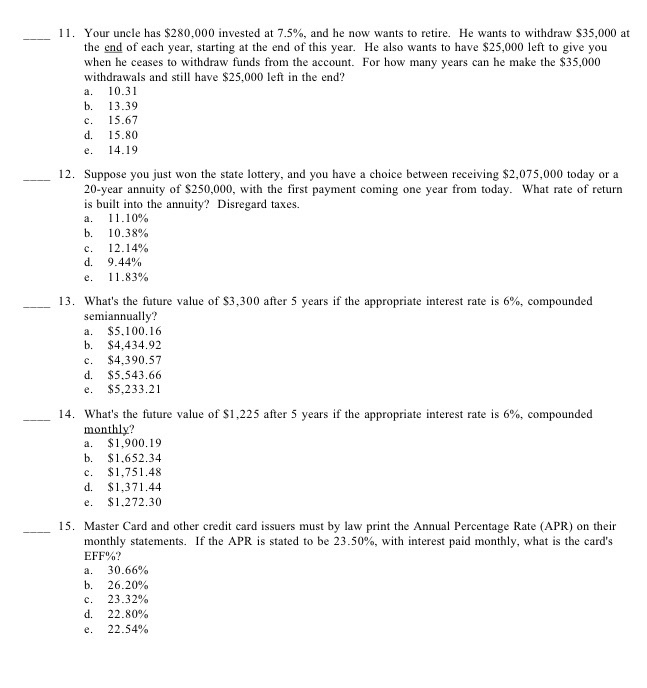 a 6% nominal rate of interest. The interest is compounded quarterly. Which