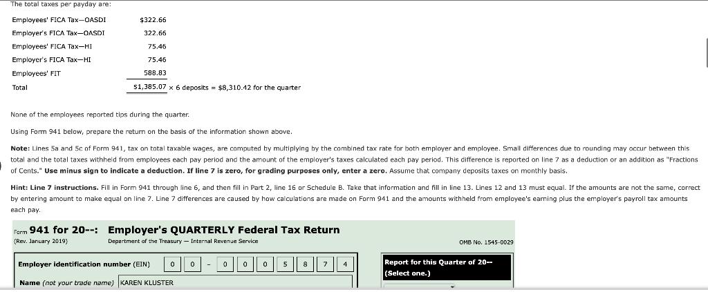 Figure 3.8 Karen Kluster opened Lube and Wash on January 2, 20--.