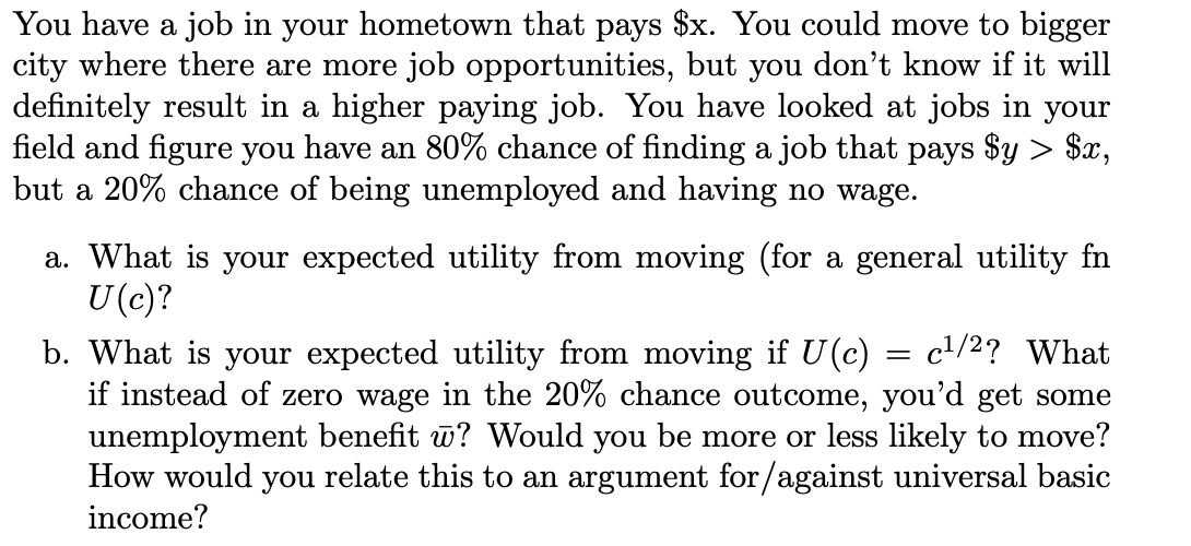  Only answer to b) is needed. The rest is here for