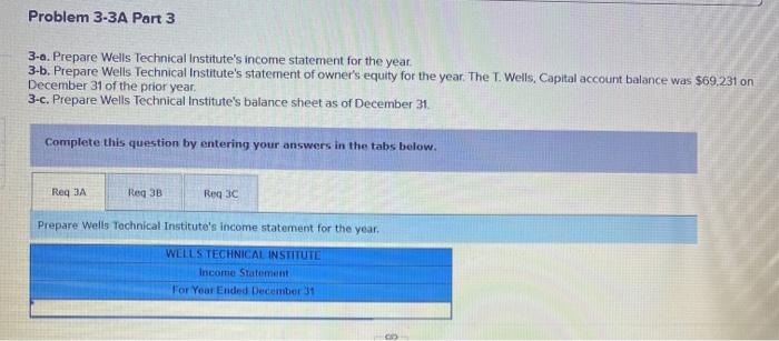applies to the questions displayed below) Wells Technical Institute (WTI), a school