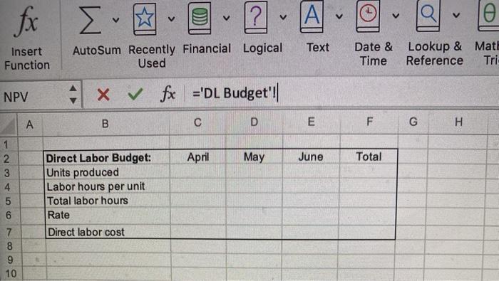 develop your spreadsheet skills. There is a lot to do here, so