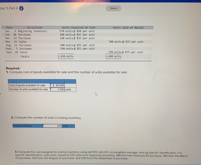 15 Sales Aug. 21 Purchase Sept. 5 Purchase Sept. 19 Sales Totals