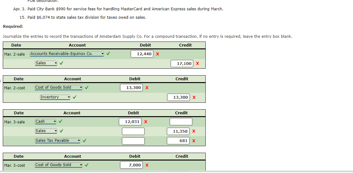 & \\ \hline Mar. 18-return & Customer Refunds Payable & & 4,752