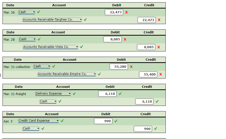 } & Inventory & & 2,900 & x & & \\ \hline