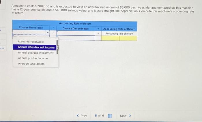  A machine costs $200,000 and is expected to yield an after-tax