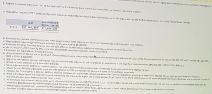Please complete the journal entries using the information from the financial statements