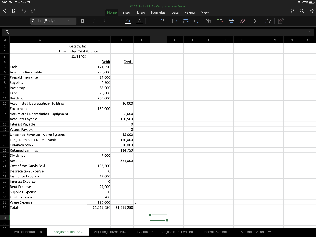 t-accounts. I already have the t-account done, so I just add this