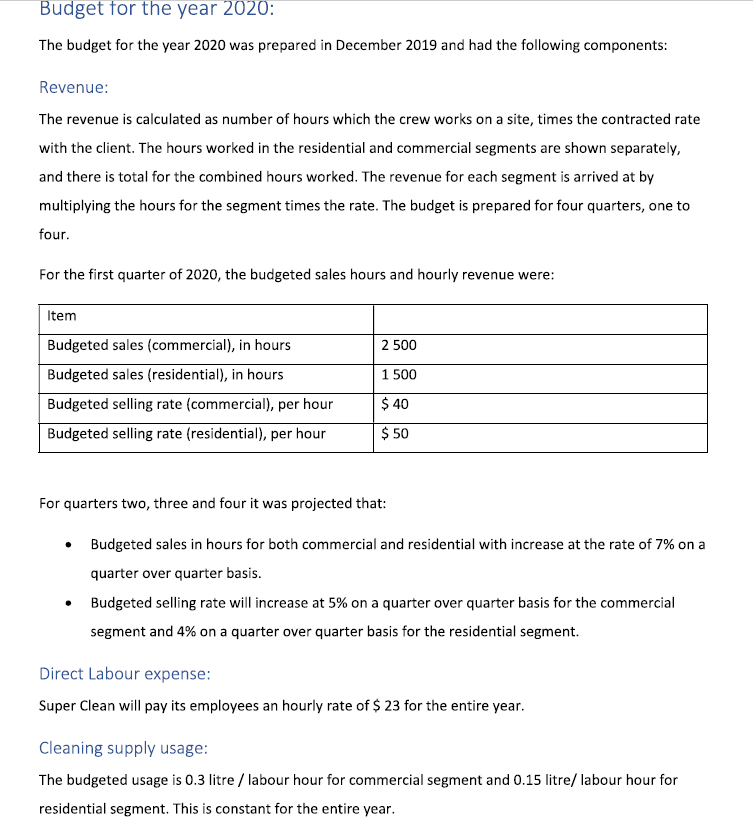 area. It provides cleaning services to residential households and commercial establishments. Both