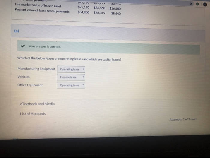in Progress Three different lease transactions are presented for Enterprises. Assume that