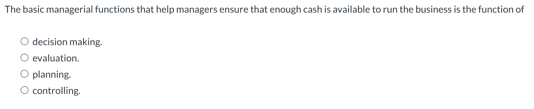 PLEASE HELP ME ASSAPPPPPPP!!!!!! 15. The basic managerial functions that help managers