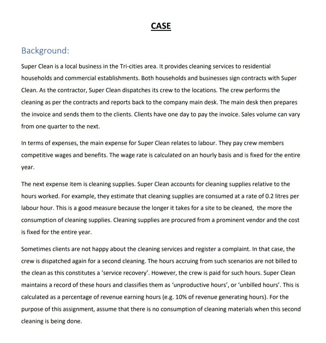 includes data relating to static budget, flexible budget, and variance analysis. You