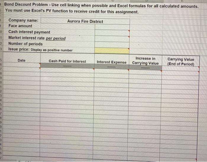 please be clear and use similar format. B C D E 1