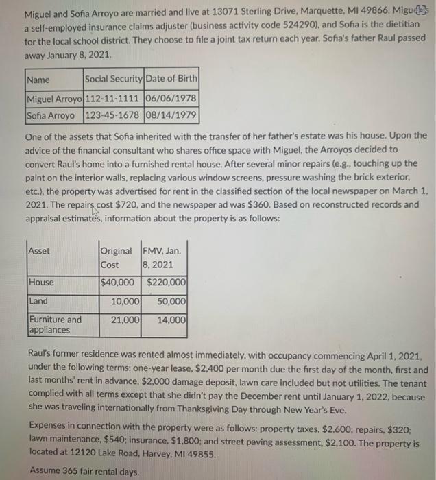  i just need to do schedule E and form 4562. no