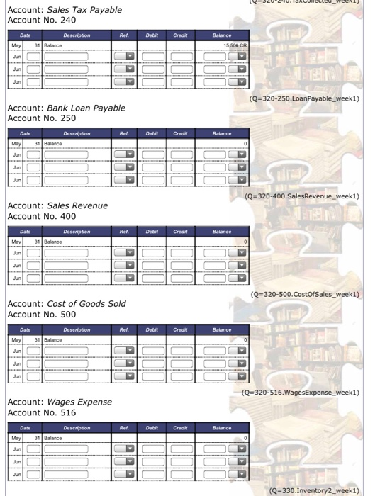 with cash for $200 each, Check No. 763. 1 Obtained a loan