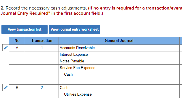 adjustments (L04-5) [The following information applies to the questions displayed below.) On