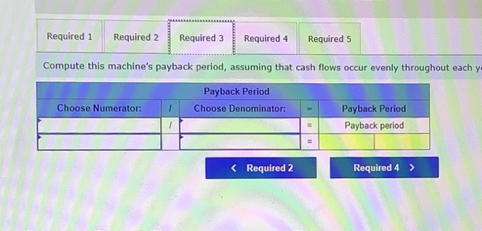 line. To manufacture this product, the company needs to buy a new